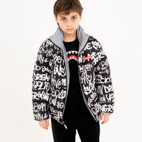 GRAFFITI REFLECTIVE DOUBLE PADDED JACKET