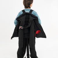 BLACK PUFFER MONOGRAM JACKET