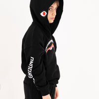 SHARK OVER HOODIE BLACK