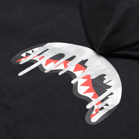 SILVER DRIP SMOOTH PERFECT FULL-ZIP HOODIE BLACK
