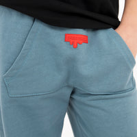 CREATIVE DEPT. OVER PANTS SMOKE BLUE