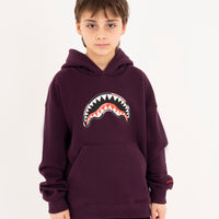 PAINTED DIABLO OVER HOODIE PURPLE