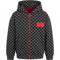 DIABLO BEAR IN THE CHECKERED OVER FULL-ZIP