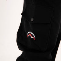 DIABLO BEAR SILVER SIGN BAGGY PANTS