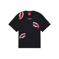 ALL SHARK PATCHES OVER T-SHIRT