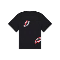 ALL SHARK PATCHES OVER T-SHIRT