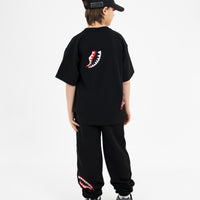 ALL SHARK PATCHES OVER T-SHIRT