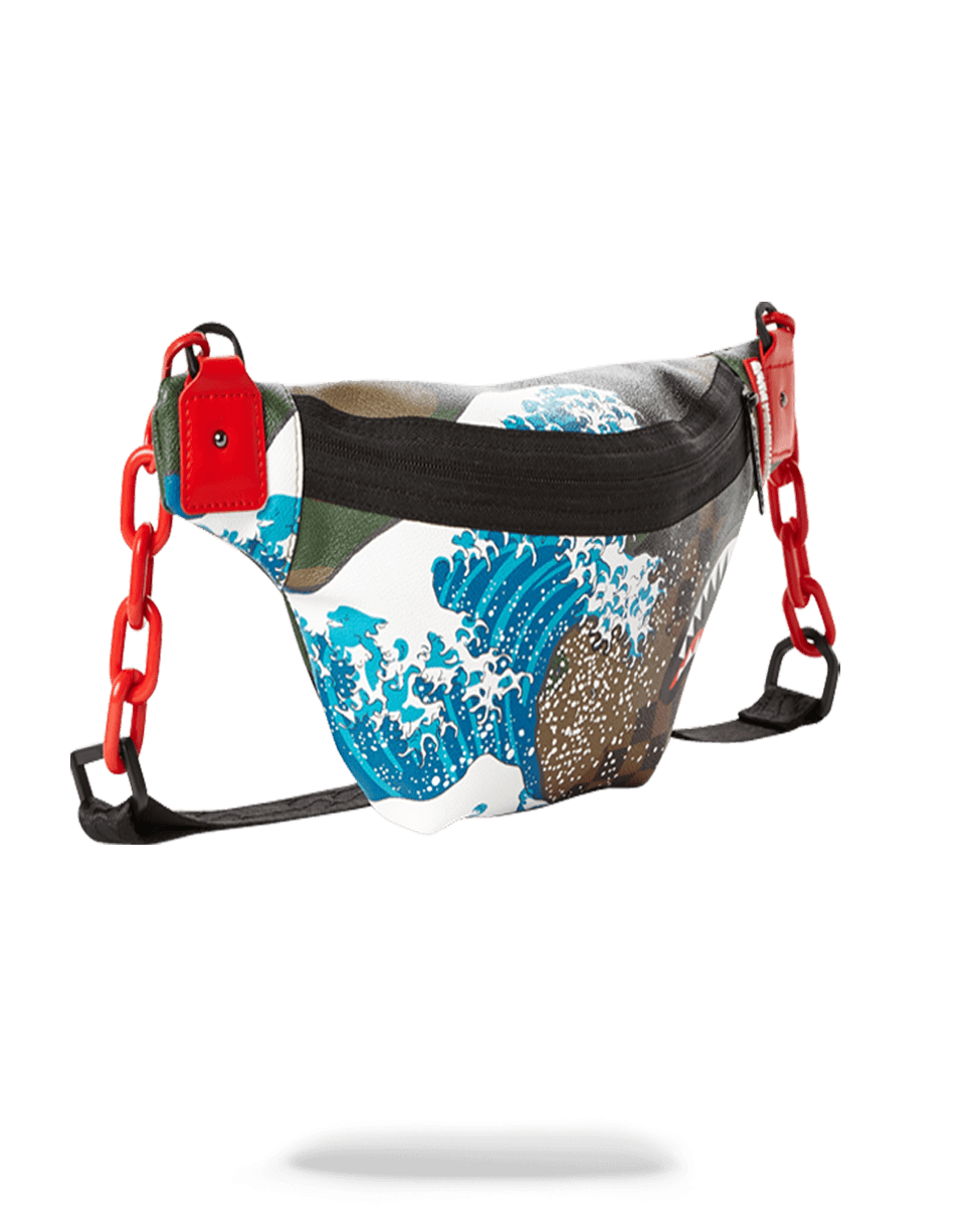Waist bag Sprayground CAMOKAWA SAVVY CHAIN CROSSBODY Green