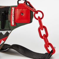 Sprayground Waist bag CAMOKAWA SAVVY CHAIN CROSSBODY Green