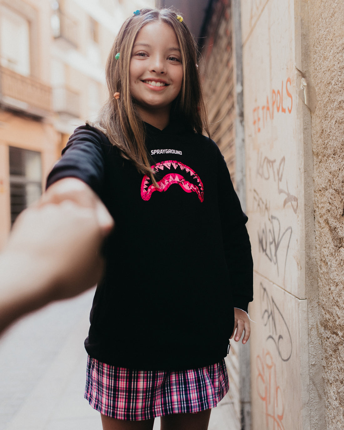 Niño / Niña  - Maxi Pull Black