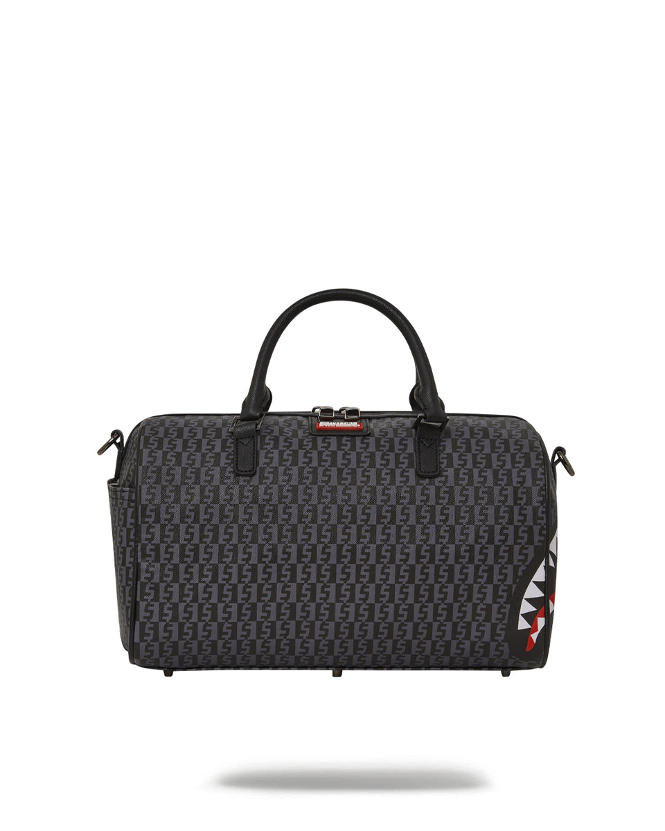 Bag Sprayground Money Check Grey Mini Duffle 910d4941nsz
