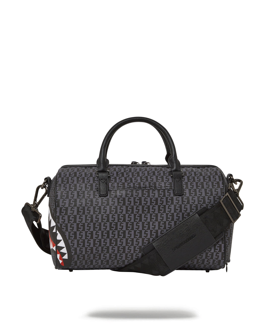 Money Check Grey Mini Duffle  910d4941nsz