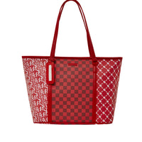 Tri Split Red Tote 910t4509nsz