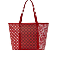 Tri Split Red Tote 910t4509nsz
