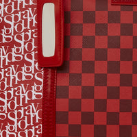 Tri Split Red Tote 910t4509nsz