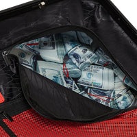 Grey Money Check Luggage 910cl182nsz