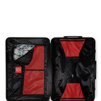 Grey Money Check Luggage 910cl182nsz