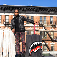 Grey Money Check Luggage 910cl182nsz