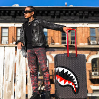 Grey Money Check Luggage 910cl182nsz