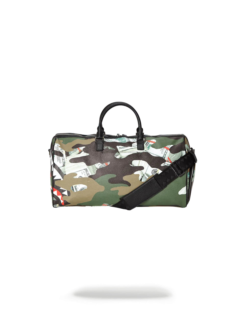 Bag Sprayground Camo Money Shark Duffle