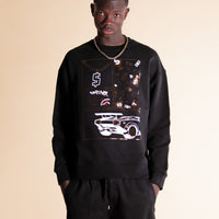 BE RICH CREWNECK