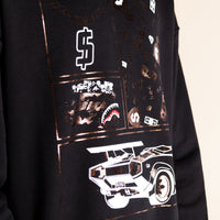 BE RICH CREWNECK