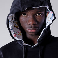 SPLATS HOODIE BLACK