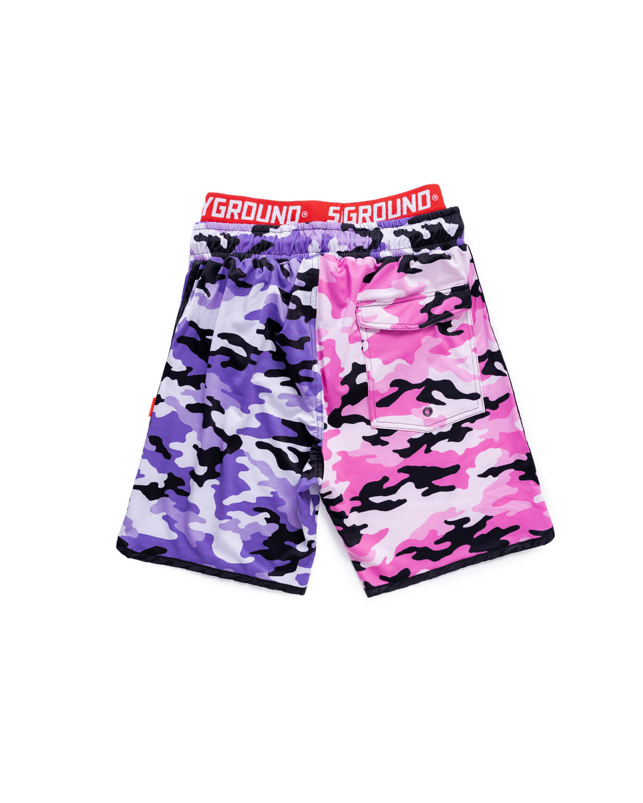 Youth - Sprayground Swimsuits SPLIT CAMO SWIM SHORTS J Purple