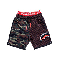 Niño / Niña - Checks & Camouflage Swim Shorts J