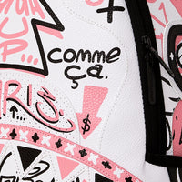 Pink Marker Hits Backpack