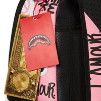 Pink Marker Hits Backpack