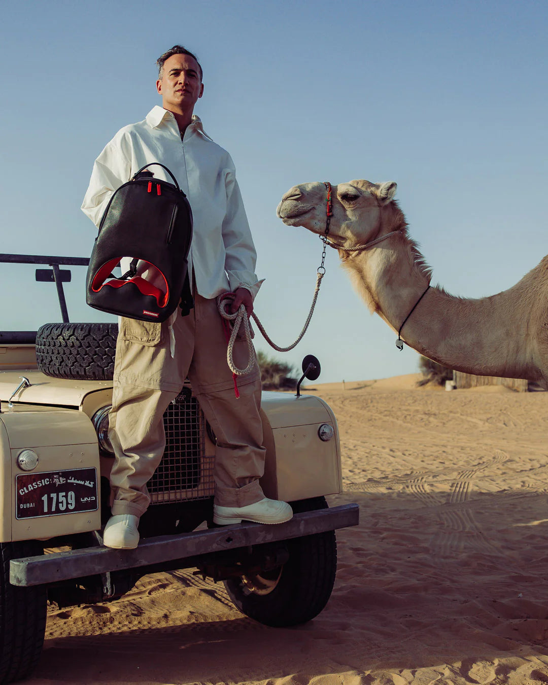 SHARK SHAPE THRU BACKPACK