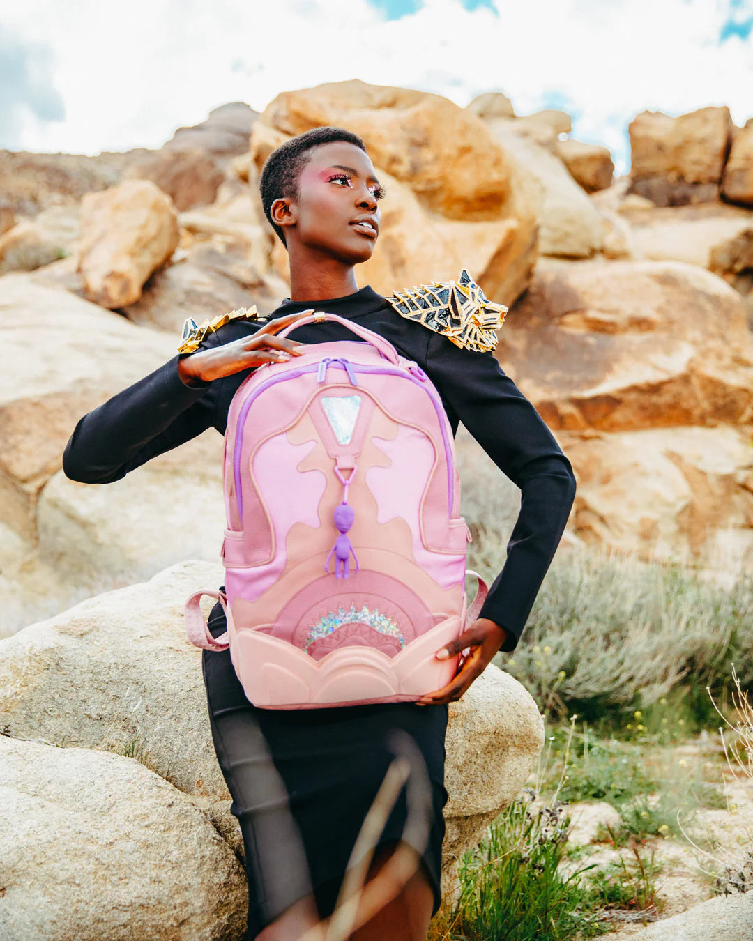 PINK SNEAKER DLX BACKPACK