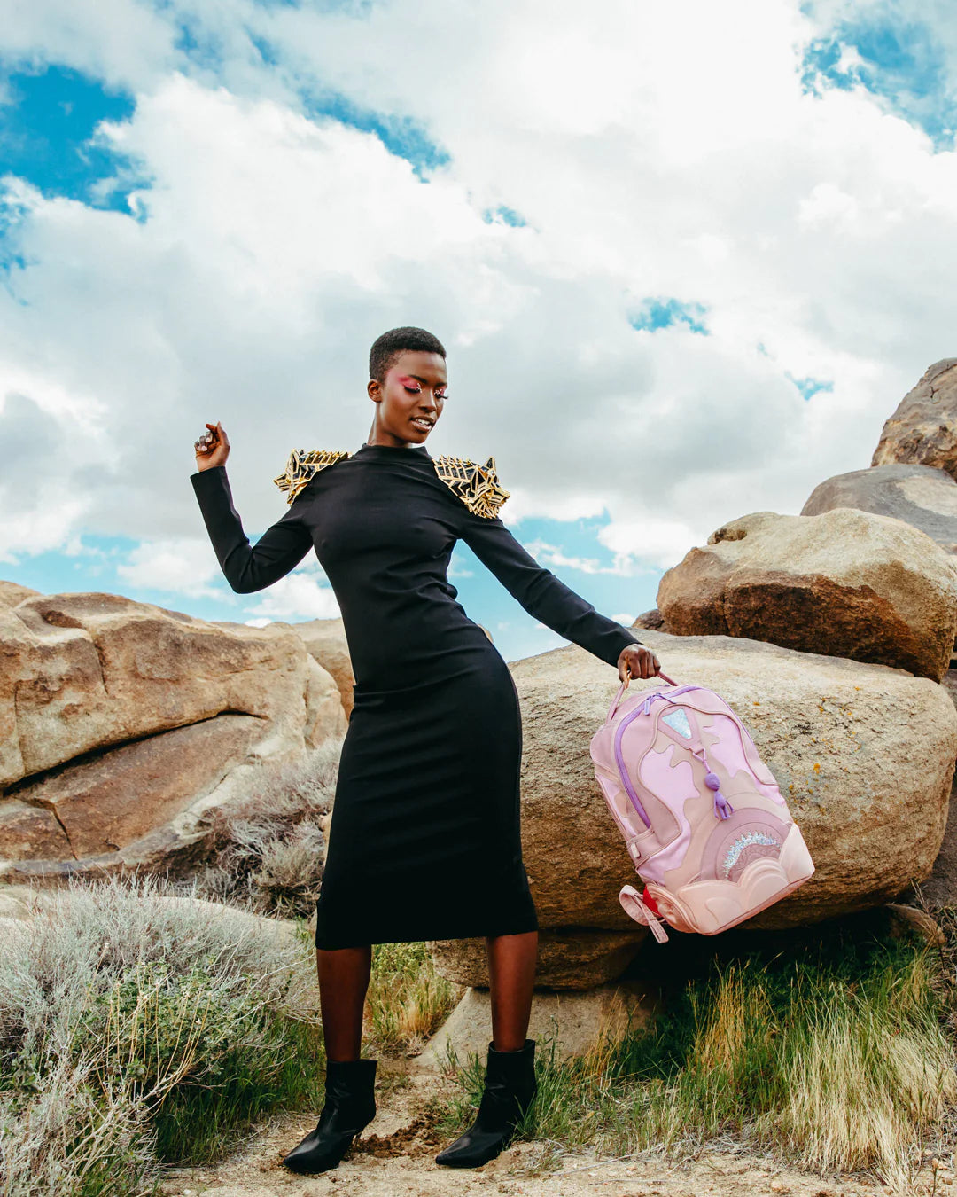 PINK SNEAKER DLX BACKPACK