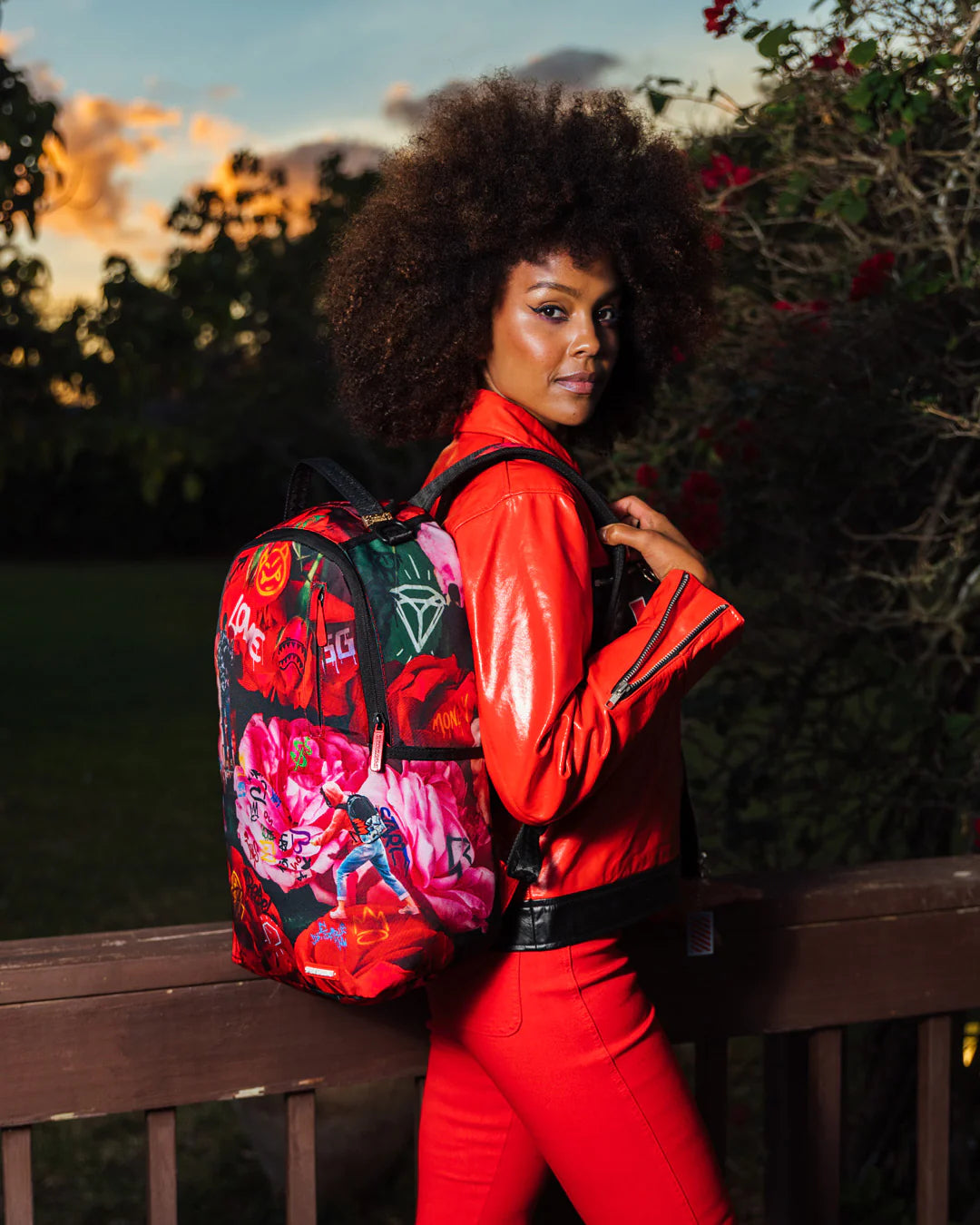 Painted Roses Backpack
