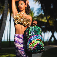 Neon Shark Jungle Dlxsr Backpack