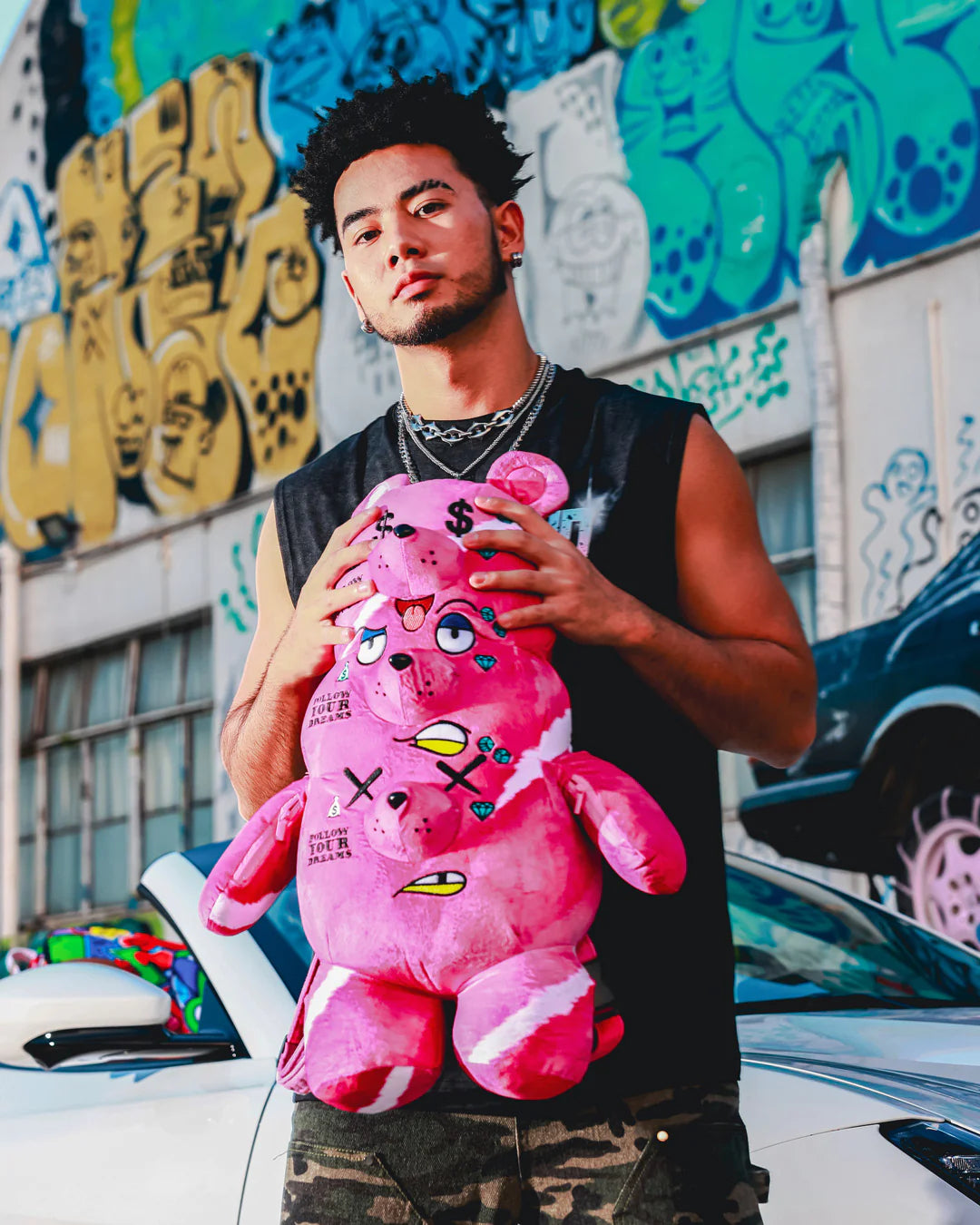 Backpack Sprayground 3 Headed Bear Backpack Teddy Bear