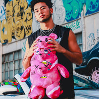 3 Headed Bear Backpack Teddy Bear