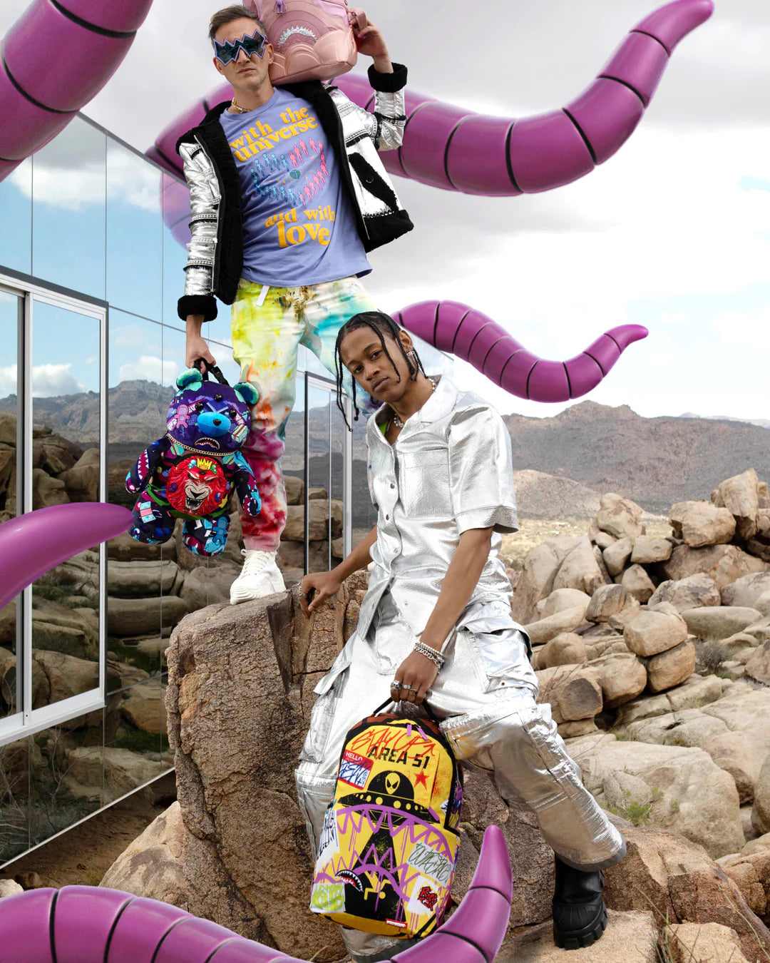 ALIEN  TRASHED SIGN DLXSR BACKPACK