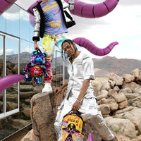 Alien Trashed Sign Dlxsr Backpack