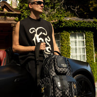 Special Ops Grey Checkered Backpack