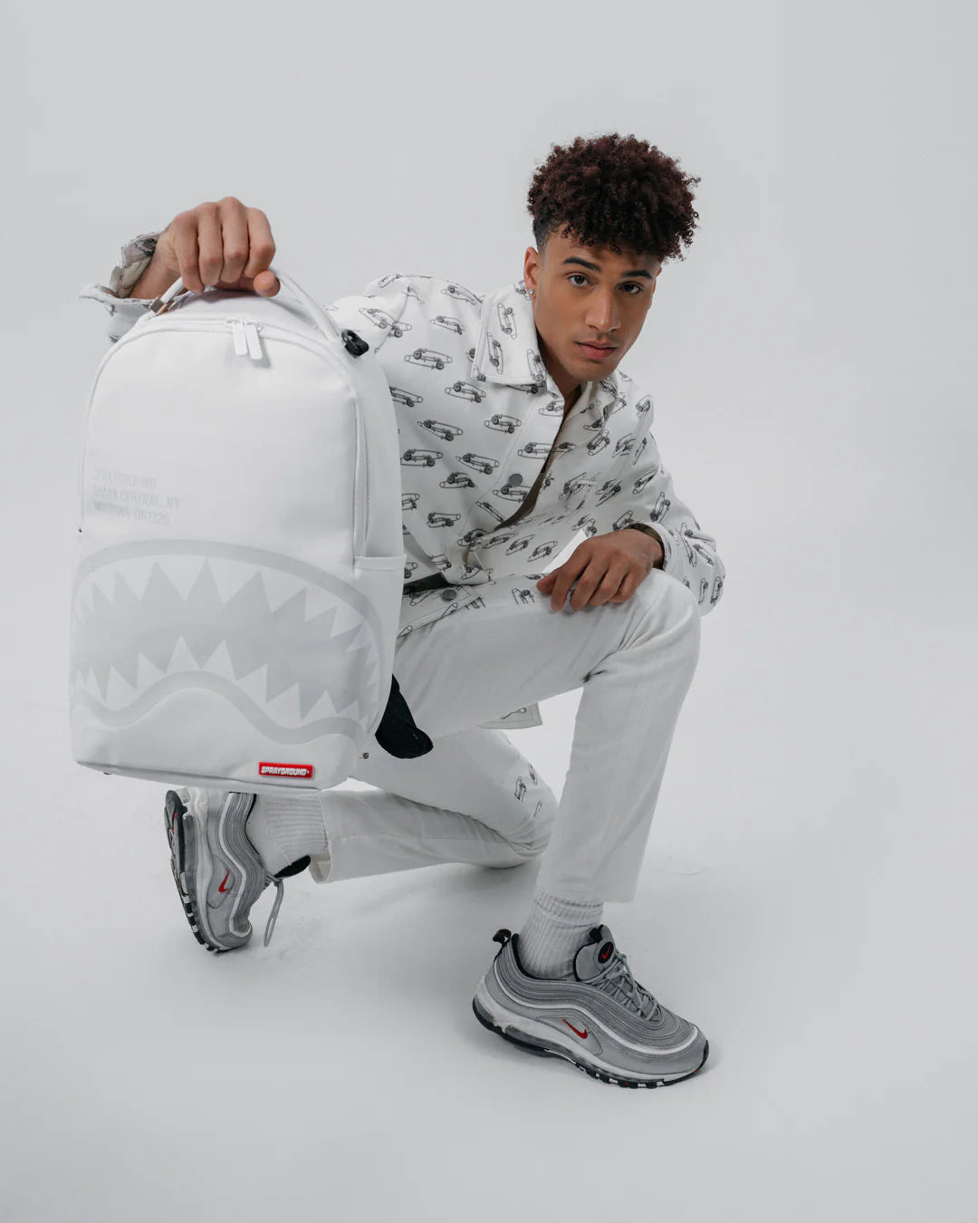 SHARK CENTRAL 2.0 TOTAL WHITE BACKPACK