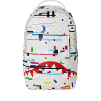 Glitch White Check Dlxvv Backpack