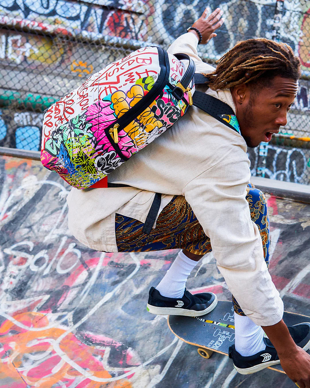 TRI SPLIT GRAFFITI DLXSV BACKPACK
