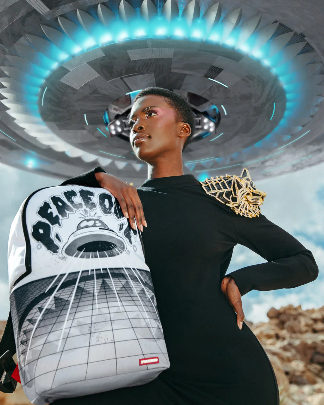 UFO PEACE OUT BACKPACK