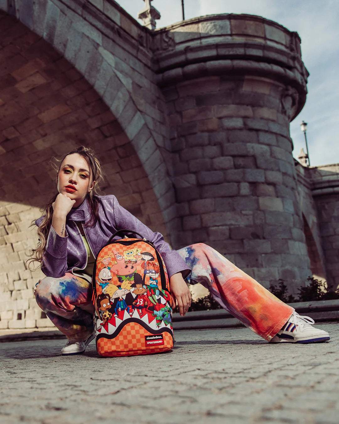 90S NICK CHARACTERS CHILLING BACKPACK