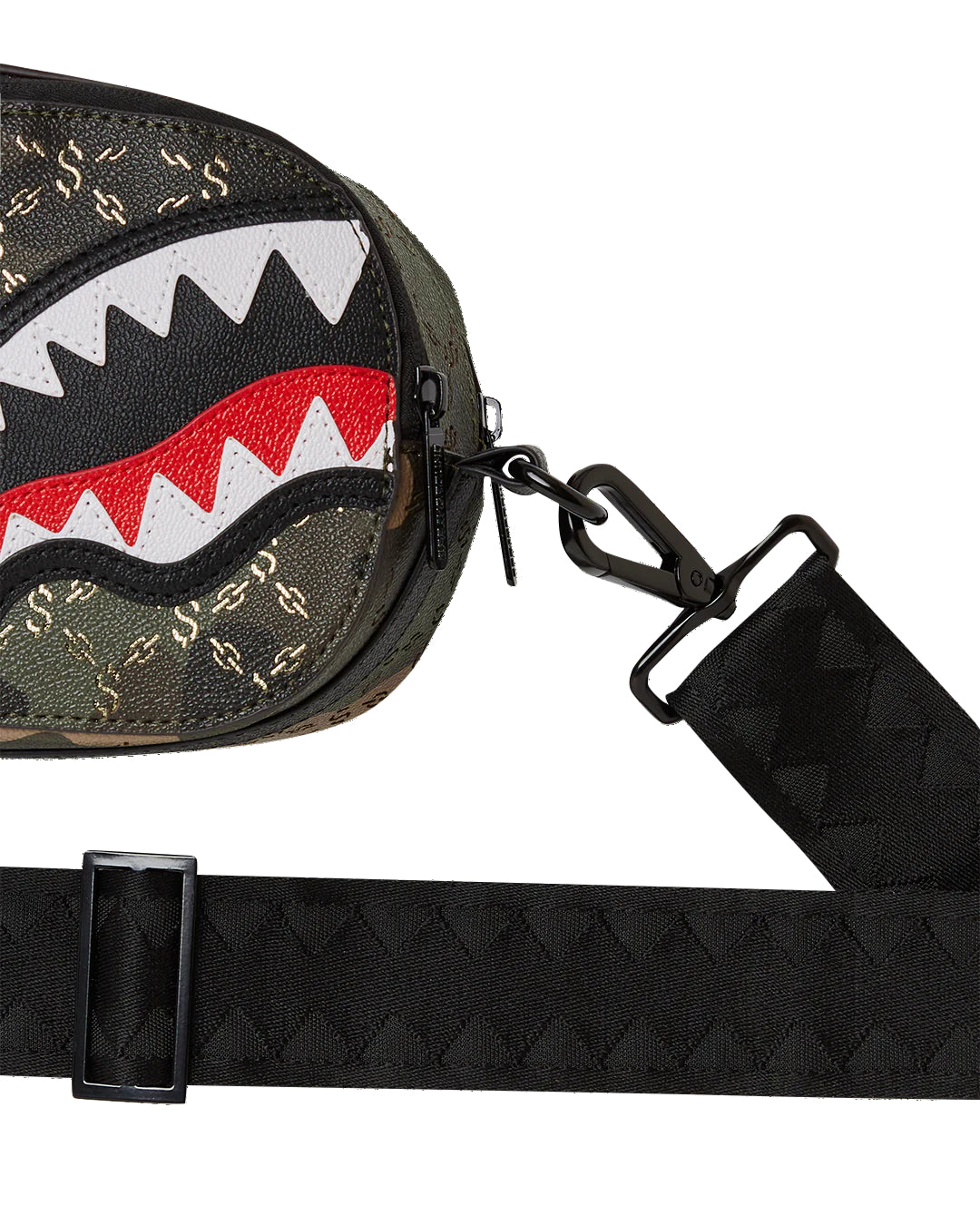 $ PATTERN OVER CAMO SLING BACKPACK