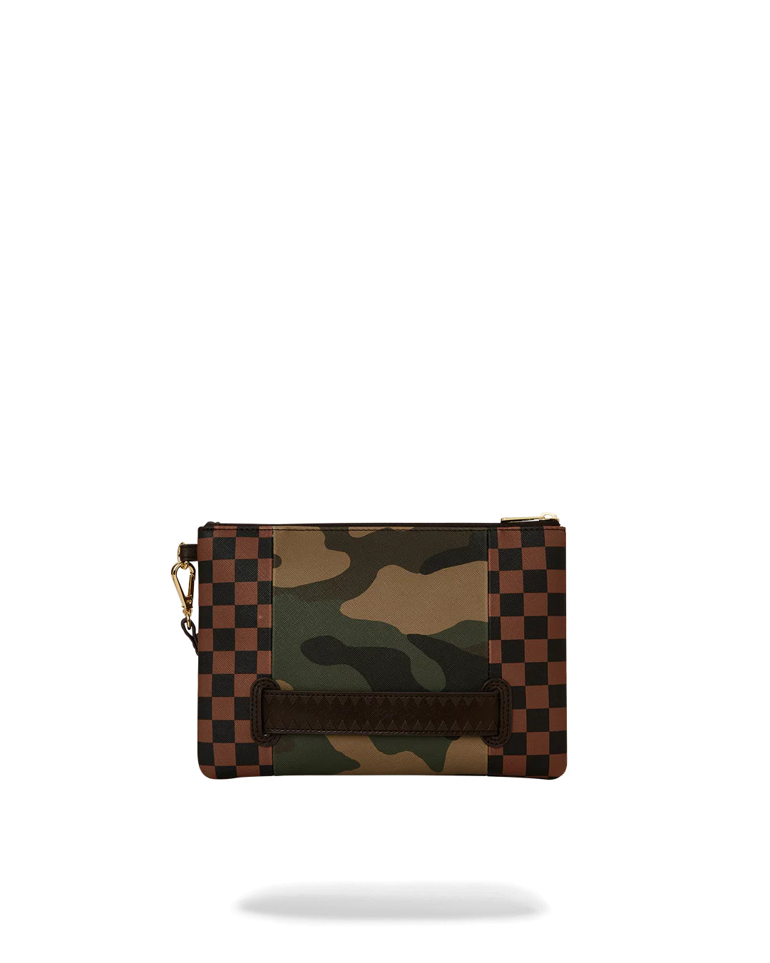 Pochette Sprayground marrone Hennyville crossover clutch con tracolla