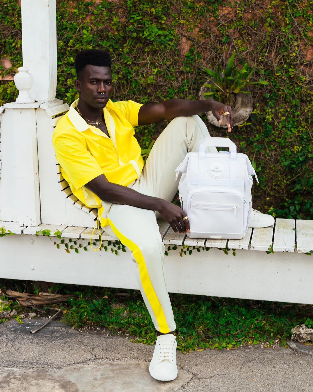 SHARK 3D WHITE OUT BIZ TOP OPENER BACKPACK