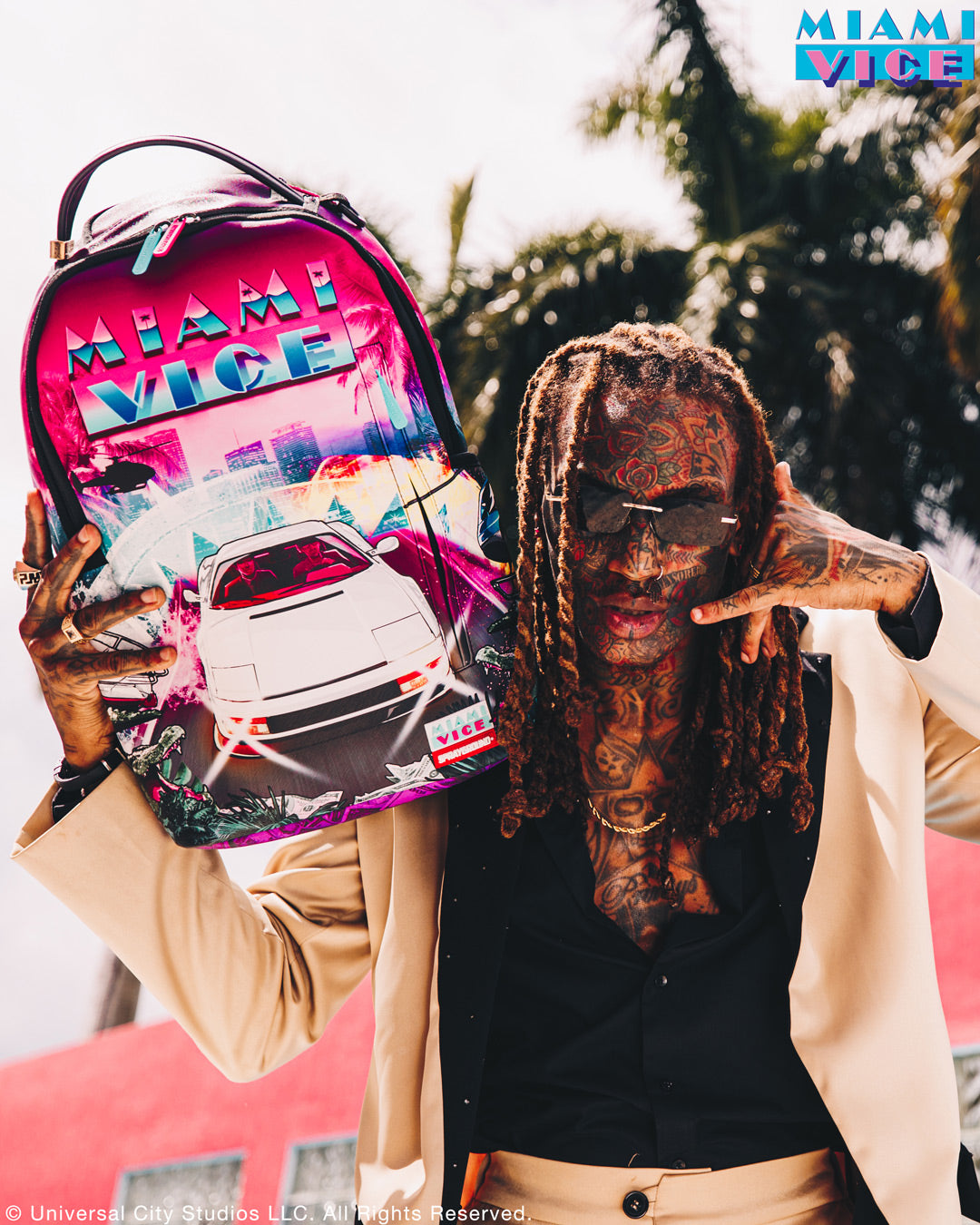 Backpack Sprayground Miami Vice Video Game Vibe 2